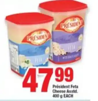 OK Foods President Feta Cheese Asstd. 400g each offer