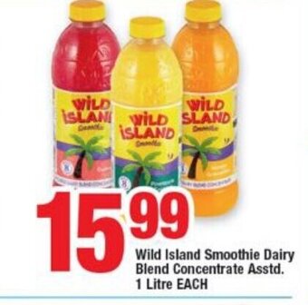 OK Foods Wild Island Smoothie Dairy Blend Concentrate Asstd. 1 Litre each offer
