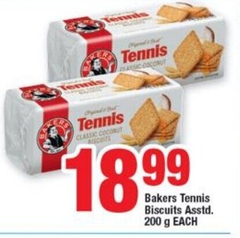 OK Foods Bakers Tennis Biscuits Asstd. 200g each offer