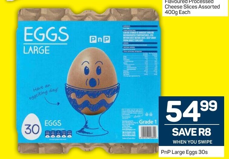 PnP Large Eggs 30s offer at Pick n Pay