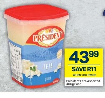 Pick n Pay President Feta Assorted 400g offer