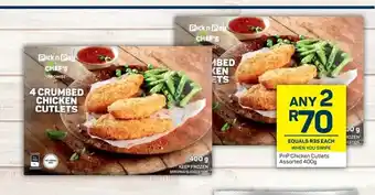 Pick n Pay PnP Chicken Cutlets Assorted 400g offer