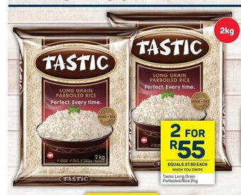 Pick n Pay Tastic Long Grain Parboiled Rice 2kg offer