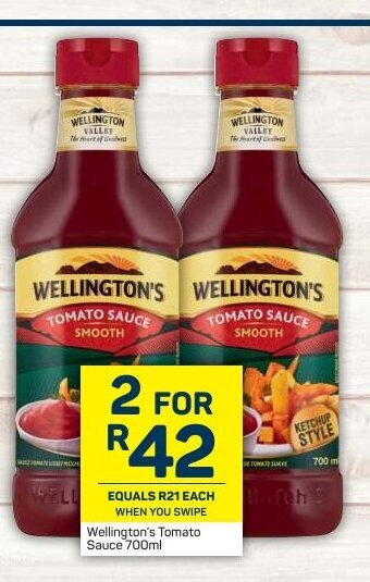 Pick n Pay Wellington's Tomato Sauce 700ml offer
