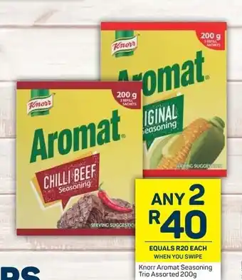 Pick n Pay Knorr Aromat Seasoning Trio Assorted 200g offer