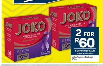 Pick n Pay Joko Tagless Teabags 100s offer