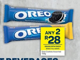 Pick n Pay Oreo Cookies Assorted 133g offer