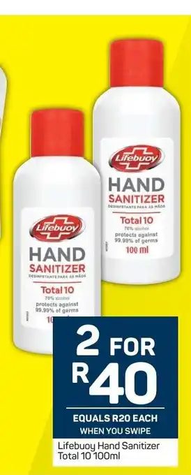 Pick n Pay Lifebouy Hand Sanitizer Total 10 100ml offer