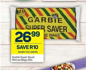 Garbie Super Saver Refuse Bags 20s