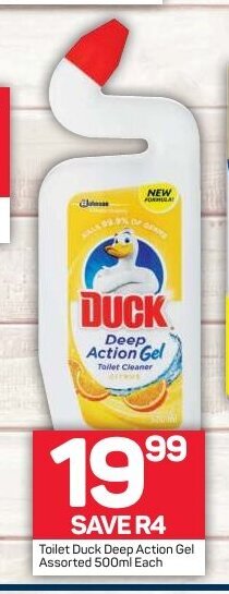 Pick n Pay Toilet Duck Deep Action Gel Assorted 500ml each offer