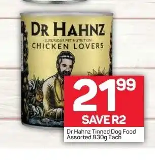 Pick n Pay Dr hahnz Tinned Dog Food Assorted 830g each offer