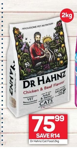 Dr hahnz Cat Food 2kg offer at Pick n Pay