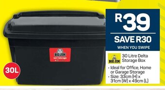 Pick n Pay Big Jim 30 Litre Delta Storage Box offer