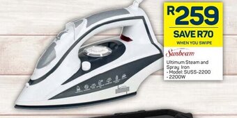 Pick n Pay Sunbeam - Ultimum Steam and Spray Iron offer