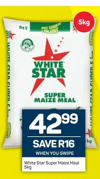 Pick n Pay White Star Sugar Maize meal 5kg offer