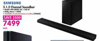 Makro Samsung - 3.1.2 Channel Soundbar offer