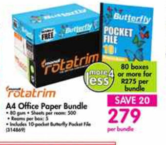 Makro Rotatrim - A4 Office Paper Bundle offer