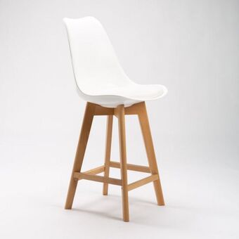 Eva wooden leg kitchen stool