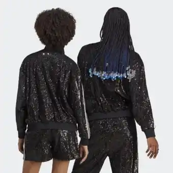 Adidas Blue version sequin beckenbauer track jacket (gender neutral) offer