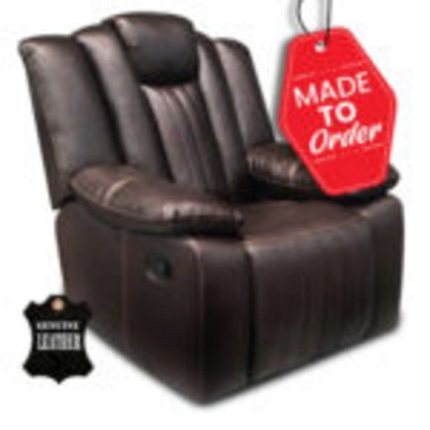 Martin recliner full leather offer at Discount Decor