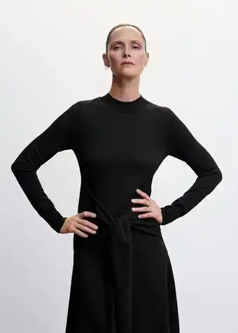 Mango Bow knitted dress offer