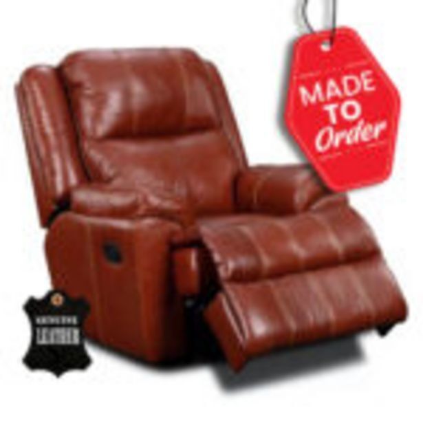 Inyati recliner full leather offer at Discount Decor
