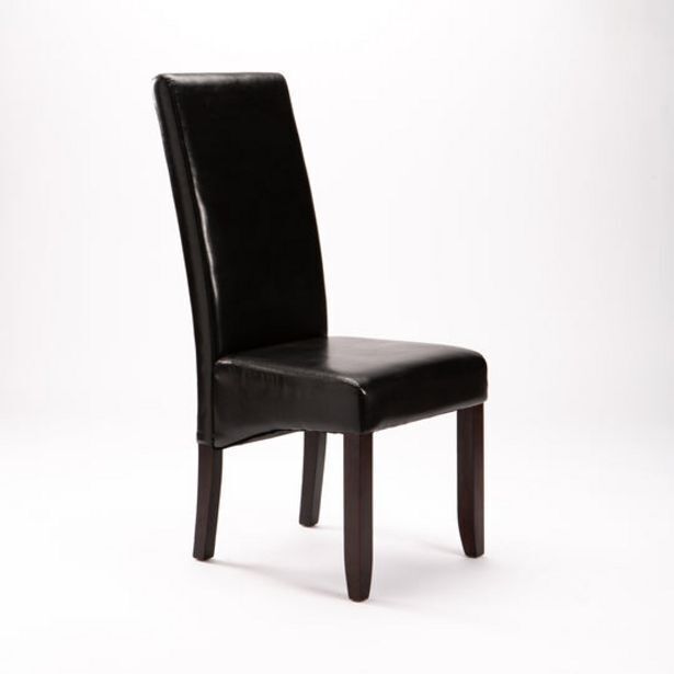 Rex leather touch dining chair offer at Decofurn