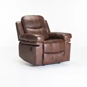 Decofurn Rio top leather upper armchair recliner offer