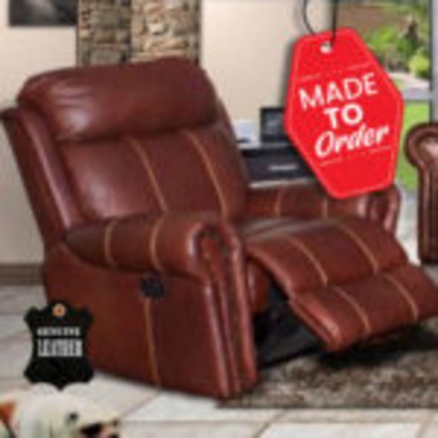 Bentley recliner full leather offer at Discount Decor