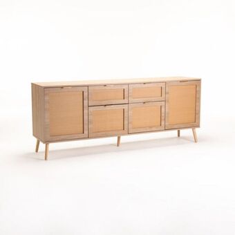 Dewi 4 door 2 drawer sideboard