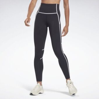 Reebok Lux high-waisted colorblock tights offer