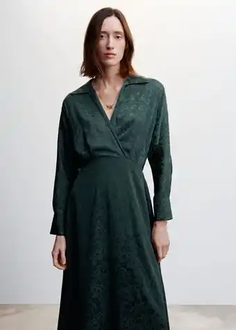 Mango Jacquard dress offer