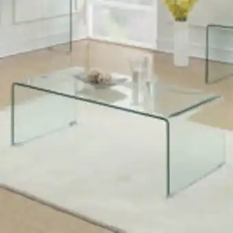 Ghost glass coffee table