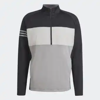 Adidas Men's 3-stripes competition aeroready quarter zip pullover offer
