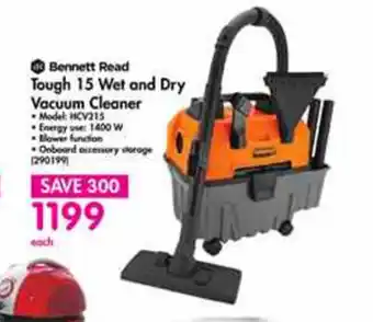 Makro Bennett Read - Tough 15 Wet and Dry Vacuum Cleaner - 290199 offer