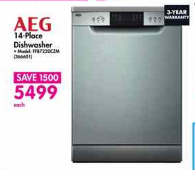 AEG 14place Dishwasher offer at Makro