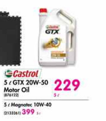Makro Castrol -* 5L GTX 20W-50 Motor Oil offer