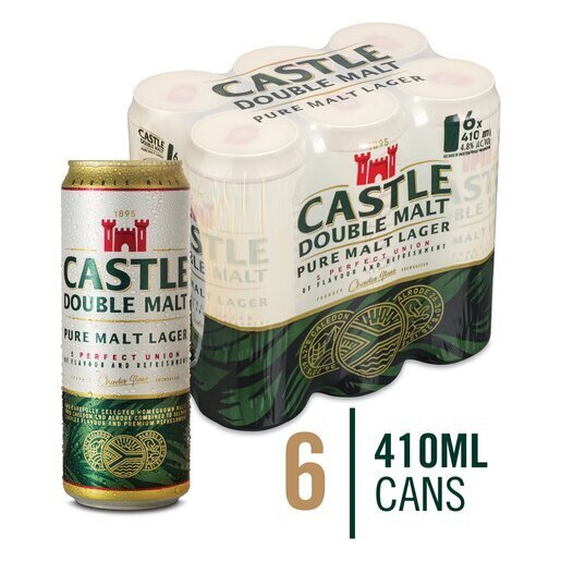 Castle double malt 410ml x 6 offer at Pick n Pay Liquor