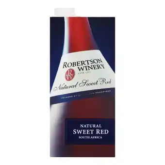 Pick n Pay Liquor Robertson winery natural sweet red wine 1l offer