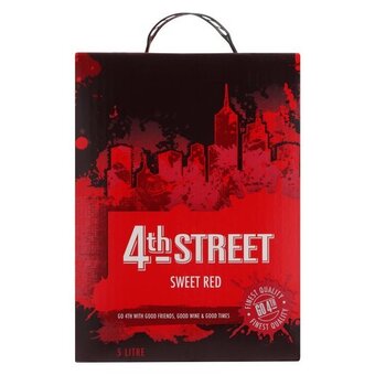 4th street sweet red wine 5l x 4