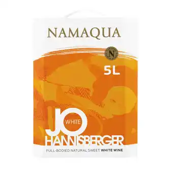 Pick n Pay Liquor Namaqua johannisberger 5l x 4 offer