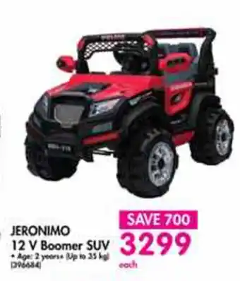 Makro Jeronimo 12V Boomer SUV offer