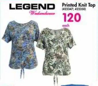 Makro Legend Printed Knit Top offer