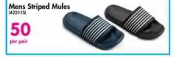 Makro Mens Striped Mules offer