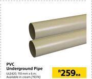 Builders Warehouse Pvc underground pipe ule420-each offer