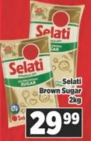 Goal Supermarket Selati Brown Sugar 2kg offer