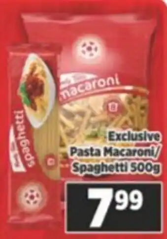 Goal Supermarket Exclusive Pasta Macaroni/Spaghetti 550g offer