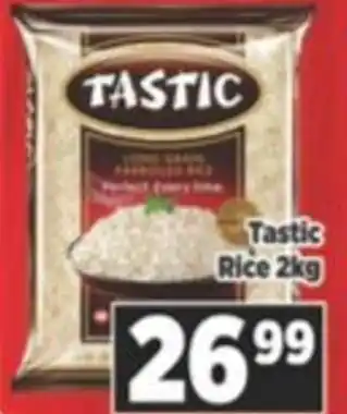 Goal Supermarket Tastic Rice 2kg offer