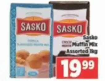 Goal Supermarket Sasko Muffin Mix Assorted 1kg offer