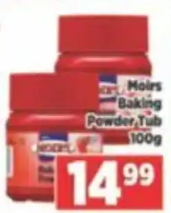 Goal Supermarket Moirs Baking Powder Tub 100g offer